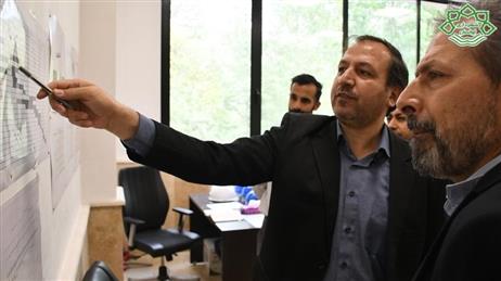 بازدید شهردار و معاون فنی عمرانی از فاز دوم فرهنگسرای البرز
