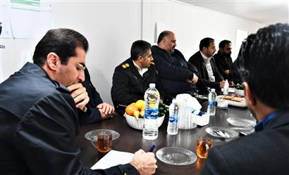 نشست شهردار لواسان با پیمانكاران پروژه پل خروجی لواسان